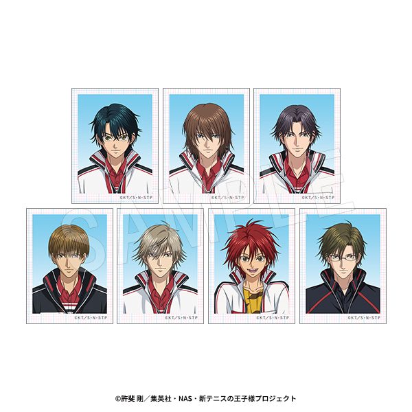 新テニスの王子様 選手名鑑ステッカーセット TypeB ("New The Prince of Tennis" Player List Sticker Sheet Type B)