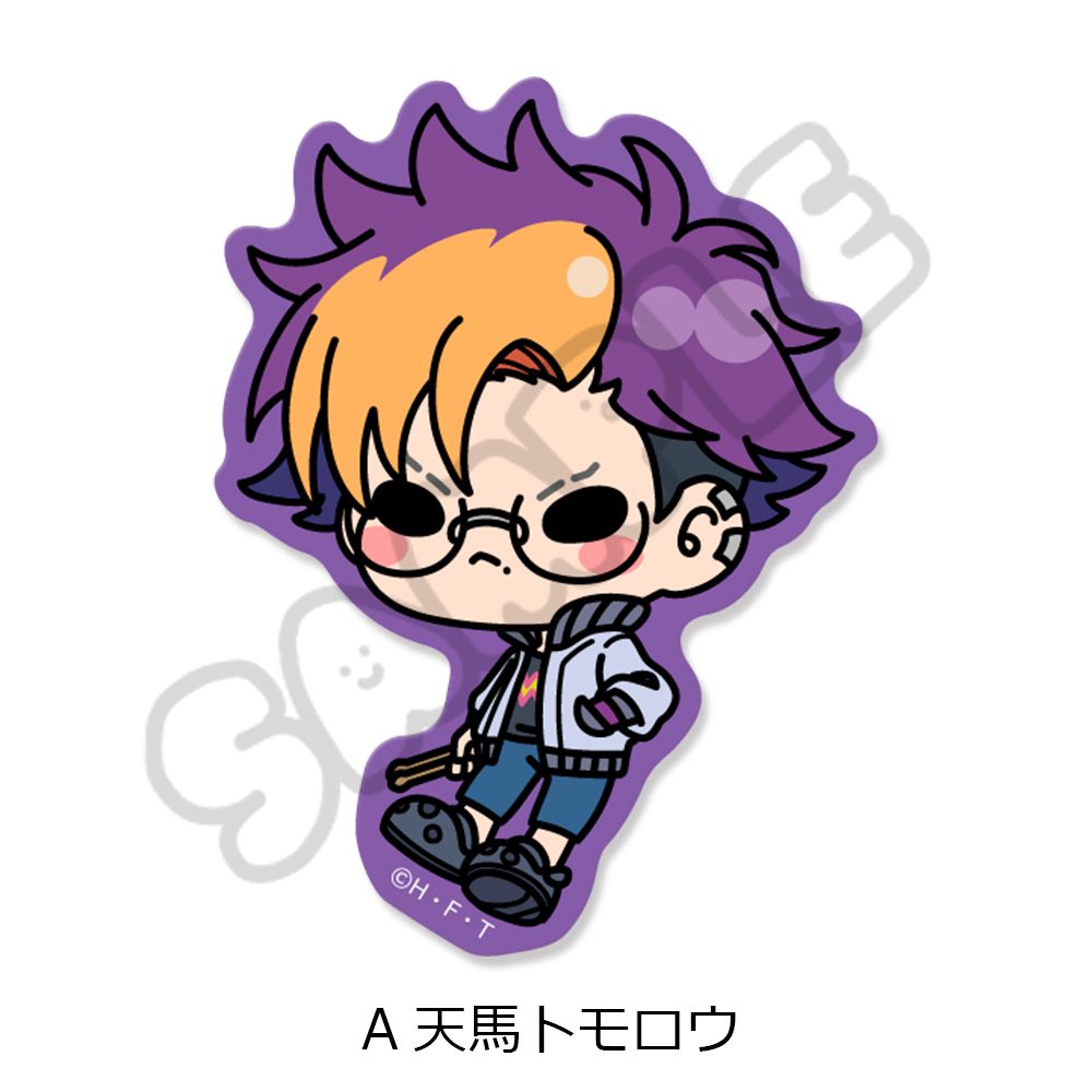 DIGIMON BEATBREAK クリアカードステッカー A 天馬トモロウ ("DIGIMON BEATBREAK" Clear Card Sticker A Tenma Tomoro)