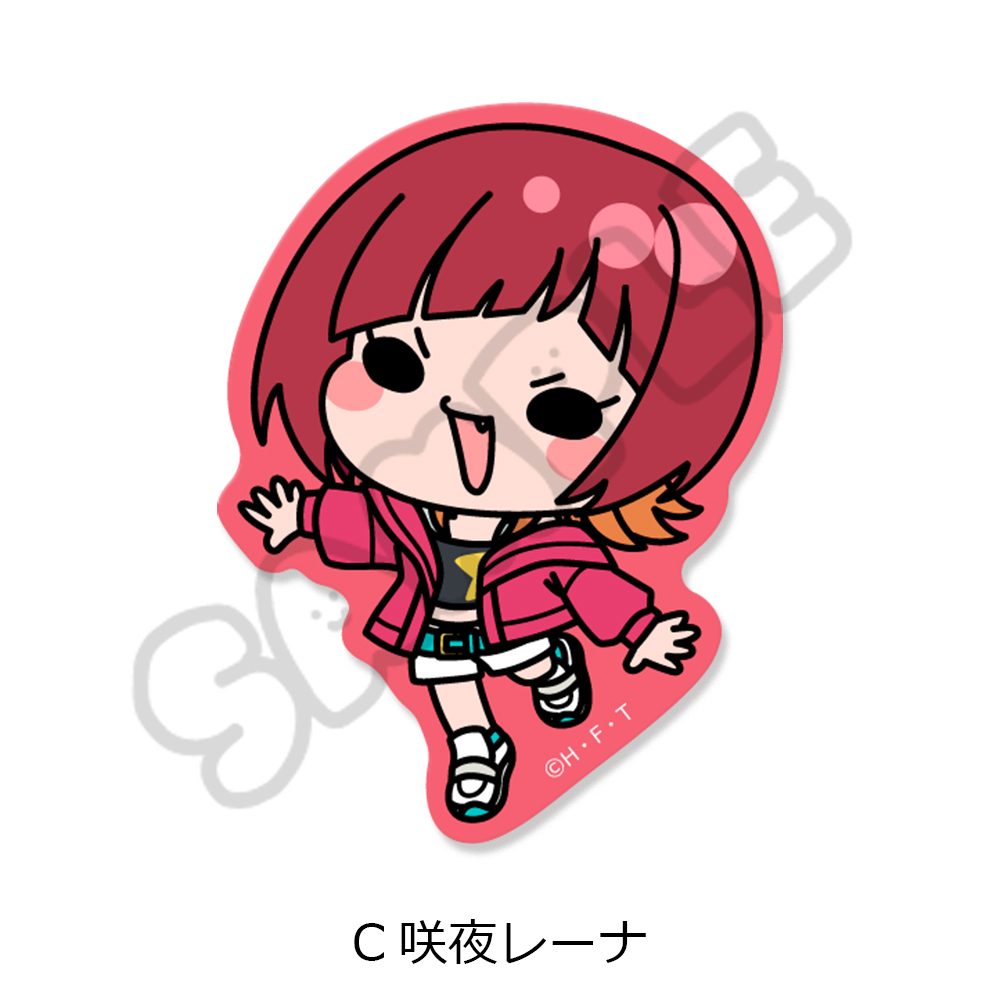 DIGIMON BEATBREAK クリアカードステッカー C 咲夜レーナ ("DIGIMON BEATBREAK" Clear Card Sticker C Sakuya Reina)