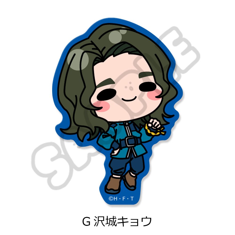 DIGIMON BEATBREAK クリアカードステッカー G 沢城キョウ ("DIGIMON BEATBREAK" Clear Card Sticker G Sawashiro Kyo)