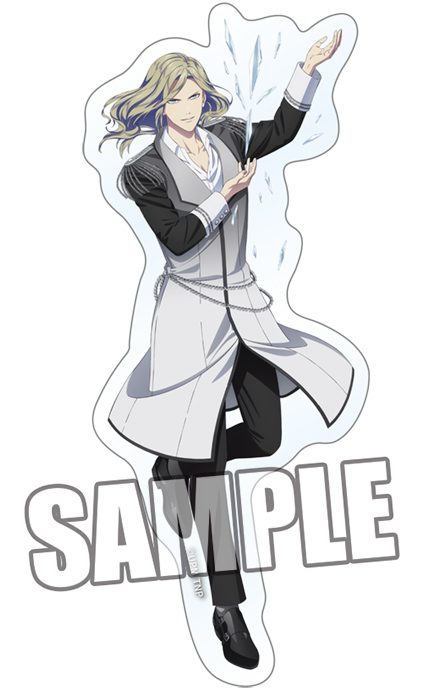 劇場版 うたの☆プリンスさまっ♪ TABOO NIGHT XXXX クリアステッカー アイドルソング ソロVer. カミュ ("Uta no Prince-sama: Taboo Night XXXX" Clear Sticker Idol Song Solo Ver. Camus)