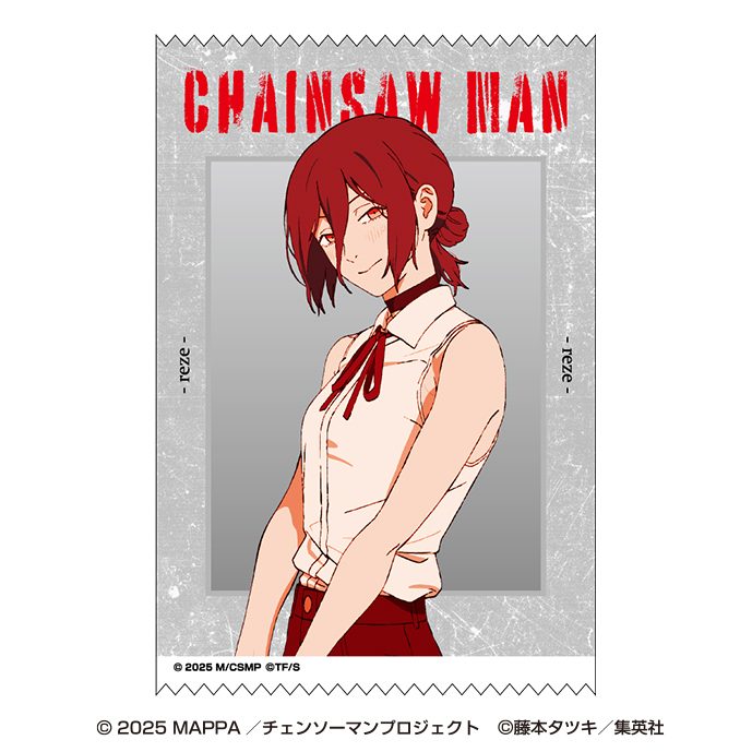 劇場版 チェンソーマン レゼ篇 サテンクロスステッカー 2 レゼ ("Chainsaw Man - The Movie: Reze Arc" Satin Cross Sticker 2 Reze)
