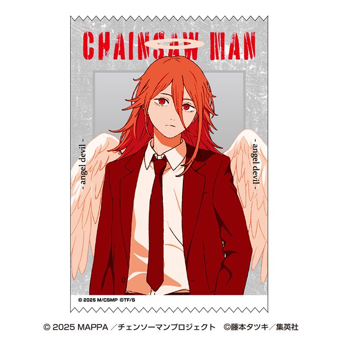 劇場版 チェンソーマン レゼ篇 サテンクロスステッカー 5 天使の悪魔 ("Chainsaw Man - The Movie: Reze Arc" Satin Cross Sticker 5 Angel Devil)