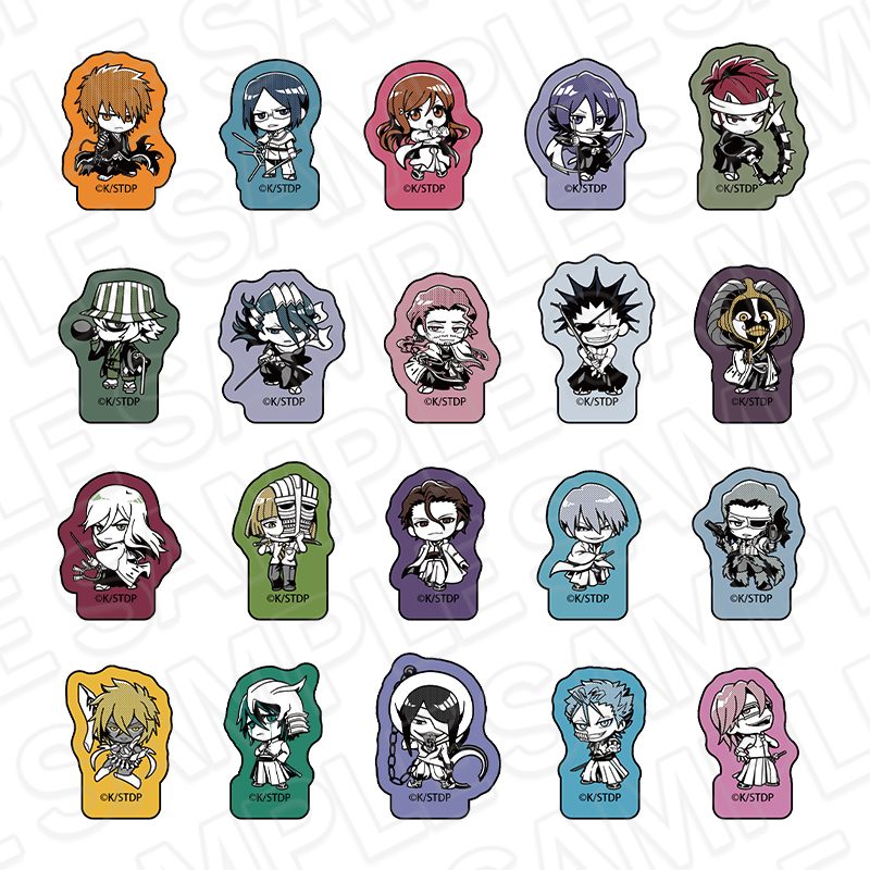BLEACH フレークシール MONOCOLOR ("Bleach" Flake Sticker Monocolor)