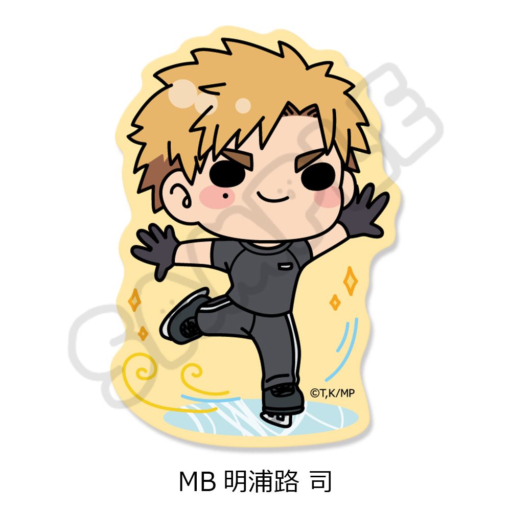 メダリスト クリアカードステッカー MB 明浦路司 ("Medalist" Clear Card Sticker MB Akeuraji Tsukasa)