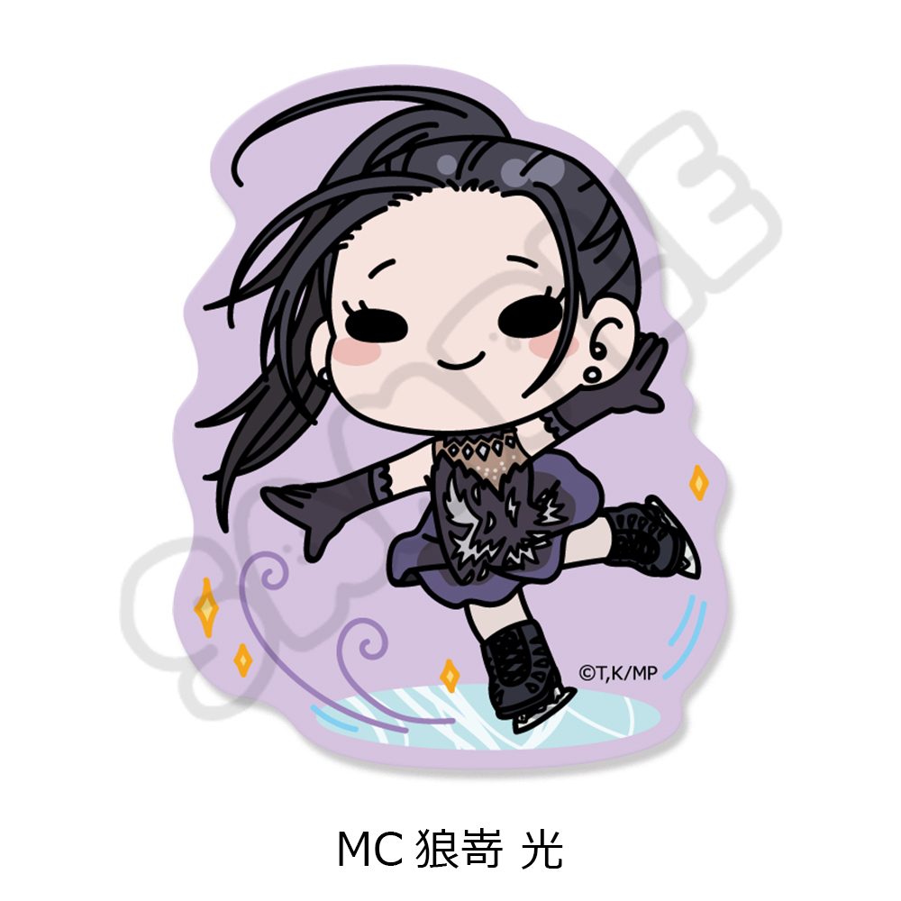メダリスト クリアカードステッカー MC 狼嵜光 ("Medalist" Clear Card Sticker MC Kamisaki Hikaru)