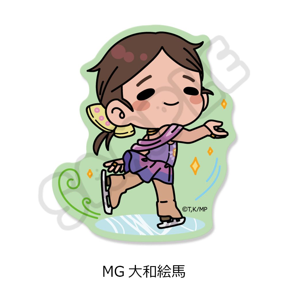 メダリスト クリアカードステッカー MG 大和絵馬 ("Medalist" Clear Card Sticker MG Yamato Ema)