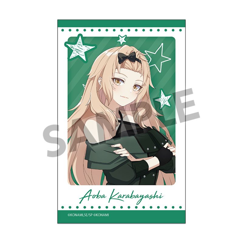 シャインポスト Be Your アイドル! インスタントフォト風ステッカー 唐林青葉 ("Shine Post Be Your Idol!" Instant Photo Style Sticker Karabayashi Aoba)