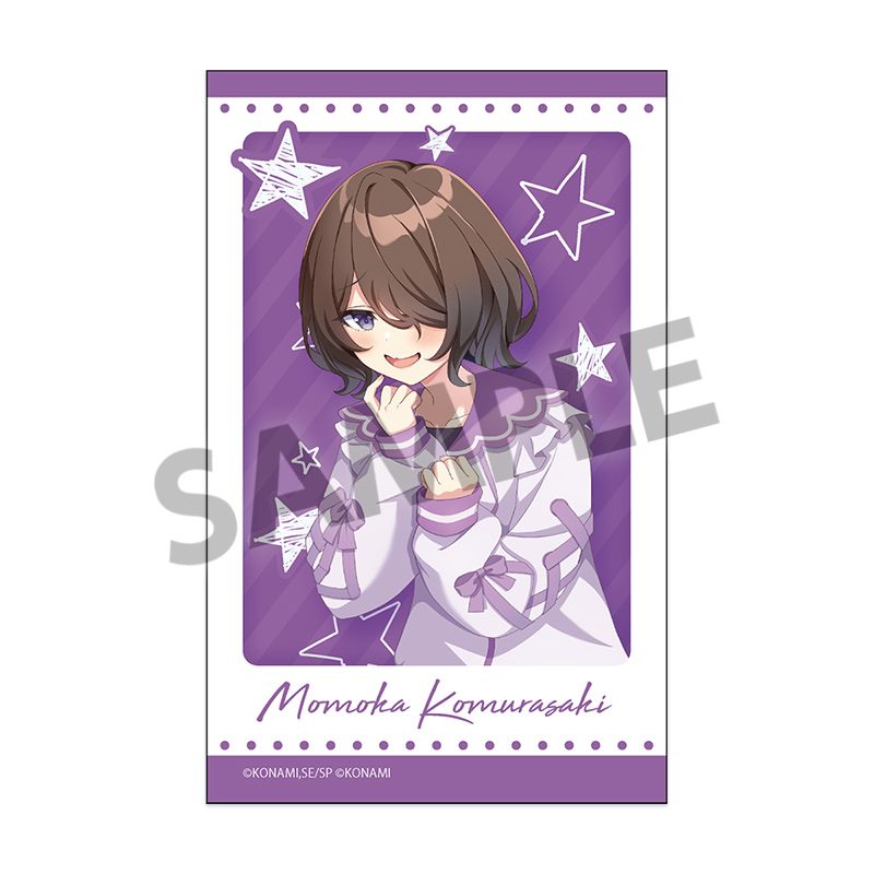 シャインポスト Be Your アイドル! インスタントフォト風ステッカー 小紫桃果 ("Shine Post Be Your Idol!" Instant Photo Style Sticker Komurasaki Momoka)