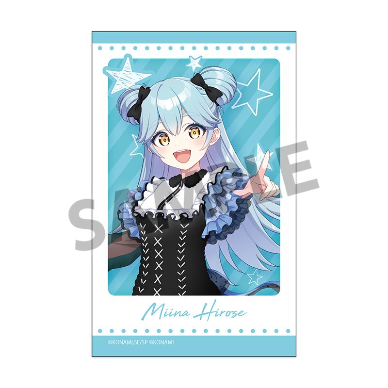 シャインポスト Be Your アイドル! インスタントフォト風ステッカー 広瀬実唯菜 ("Shine Post Be Your Idol!" Instant Photo Style Sticker Hirose Miina)