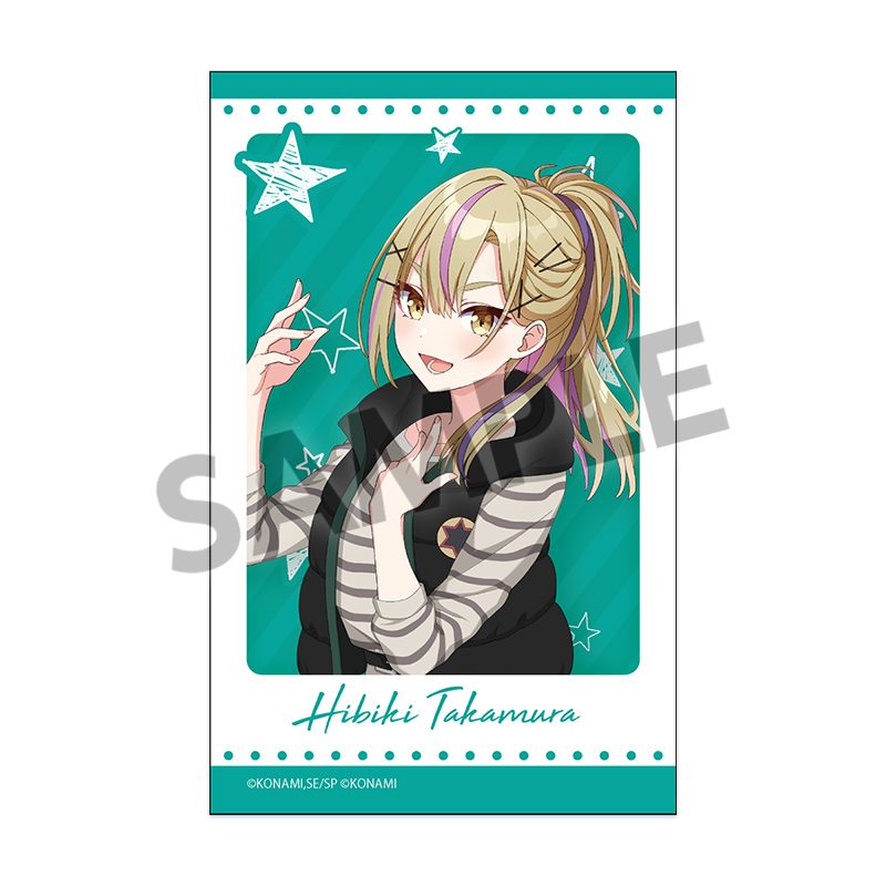 シャインポスト Be Your アイドル! インスタントフォト風ステッカー 篁響季 ("Shine Post Be Your Idol!" Instant Photo Style Sticker Takamura Hibiki)