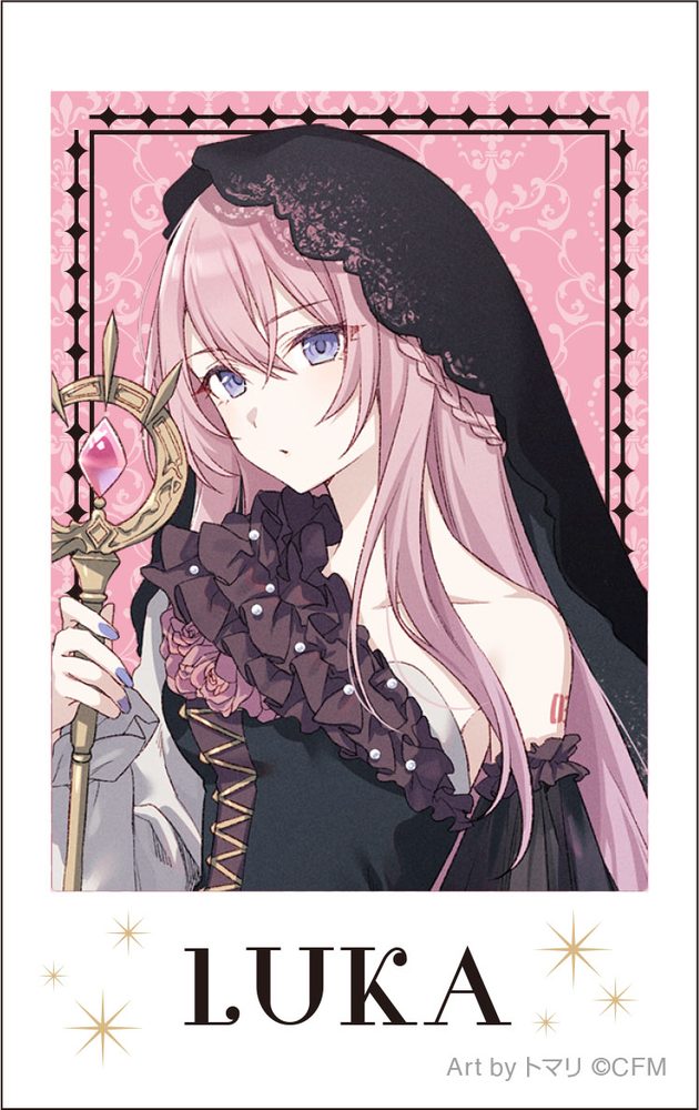 初音ミクシリーズ チェキプリント 巡音ルカ 魔法使い Art by トマリ (Hatsune Miku Series Instax Print Megurine Luka Wizard Art by Tomari)