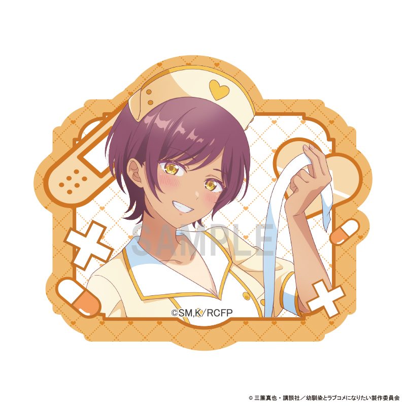 幼馴染とはラブコメにならない ダイカットステッカー 日向春 ナースVer. ("You Can't Be In a Rom-Com with Your Childhood Friends!" Die-cut Sticker Hinata Haru Nurse Ver.)