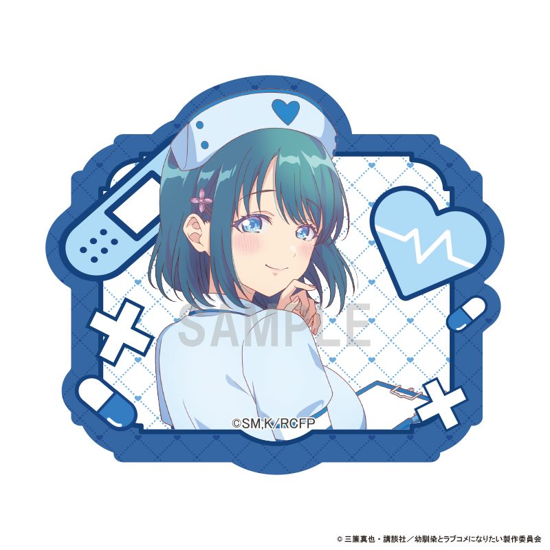 幼馴染とはラブコメにならない ダイカットステッカー 水萌汐 ナースVer. ("You Can't Be In a Rom-Com with Your Childhood Friends!" Die-cut Sticker Minamo Shio Nurse Ver.)