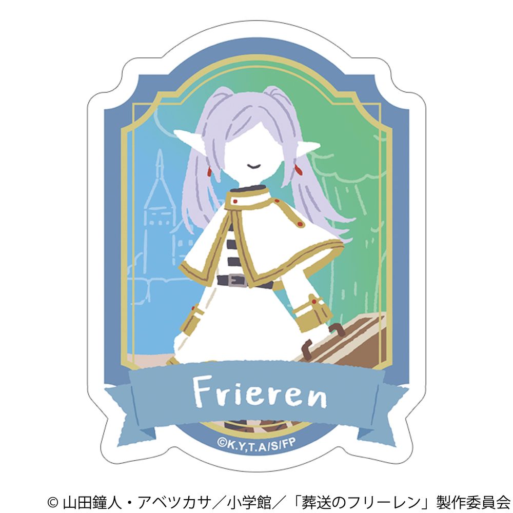 葬送のフリーレン ステッカー ゆるパレット フリーレン ("Frieren: Beyond Journey's End" Sticker Yuru Pallet Frieren)