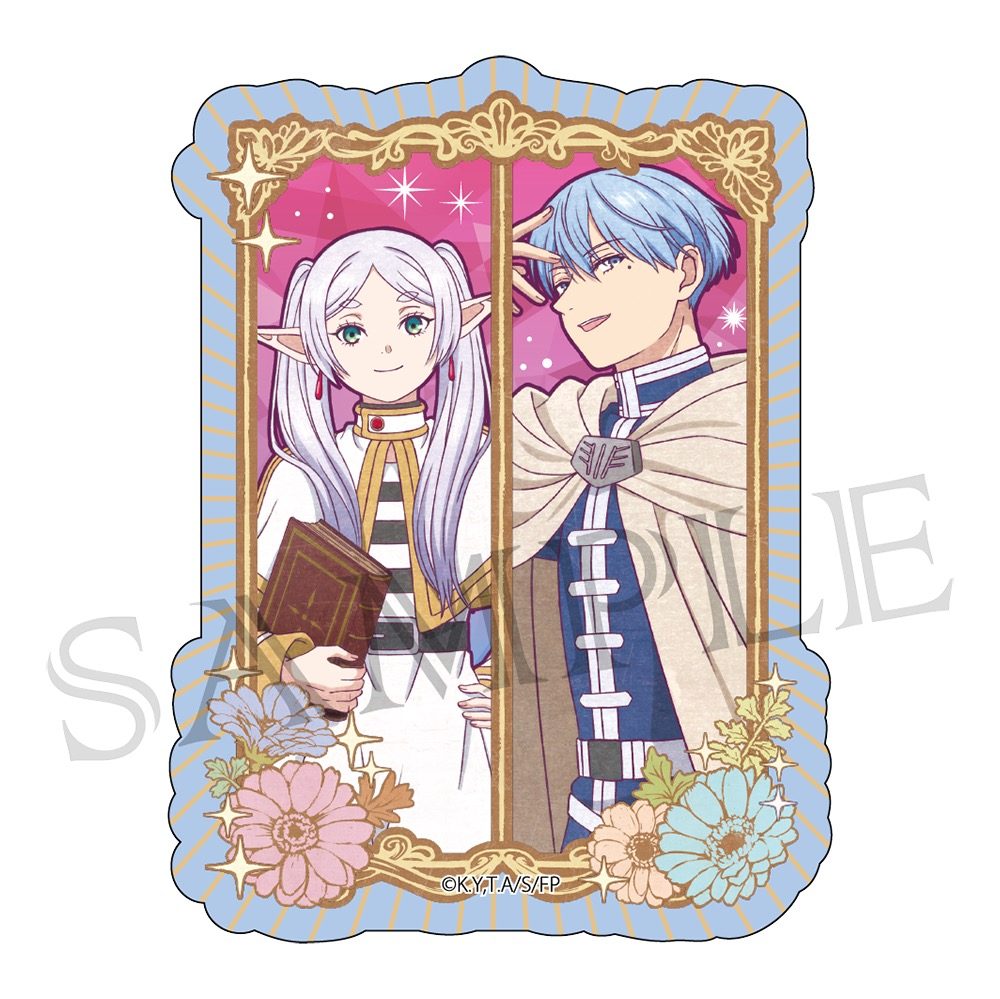 葬送のフリーレン ヴィンテージシリーズVol.5 ステッカー フリーレン&ヒンメルA ("Frieren: Beyond Journey's End" Vintage Series Vol. 5 Sticker Frieren & Himmel A)