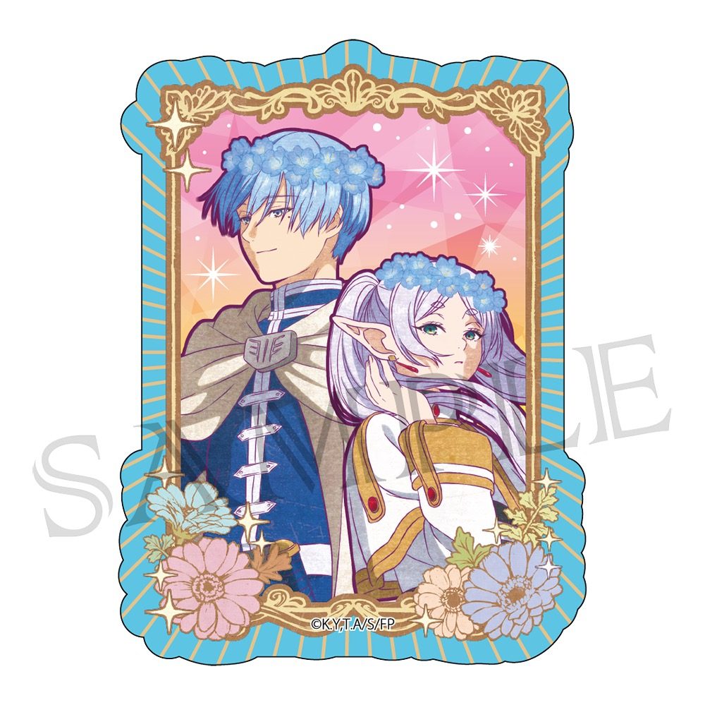 葬送のフリーレン ヴィンテージシリーズVol.5 ステッカー フリーレン&ヒンメルC ("Frieren: Beyond Journey's End" Vintage Series Vol. 5 Sticker Frieren & Himmel C)