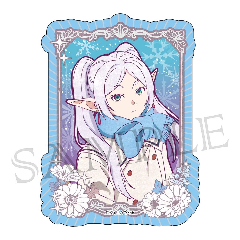 葬送のフリーレン ヴィンテージシリーズVol.5 ステッカー フリーレンA(冬服) ("Frieren: Beyond Journey's End" Vintage Series Vol. 5 Sticker Frieren A (Winter Outfit))