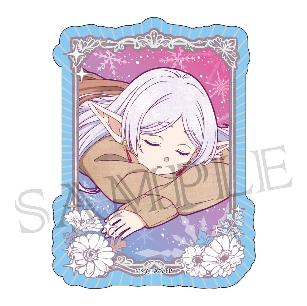 葬送のフリーレン ヴィンテージシリーズVol.5 ステッカー フリーレンB(寝相) ("Frieren: Beyond Journey's End" Vintage Series Vol. 5 Sticker Frieren B (Sleeping Posture))