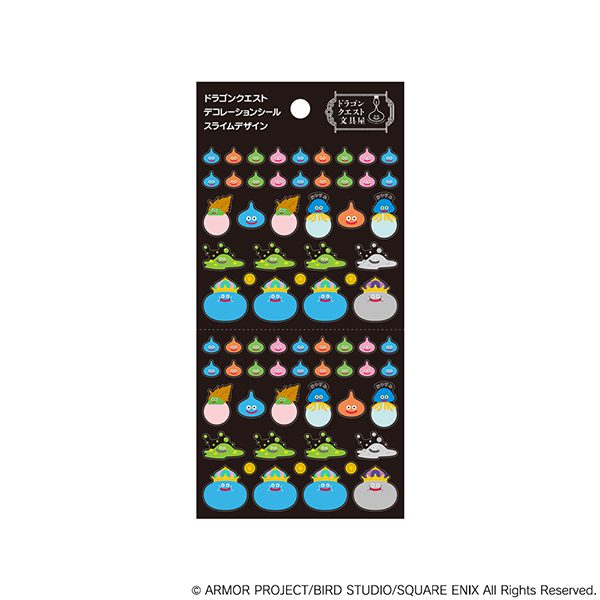 ドラゴンクエスト ドラゴンクエスト文具屋 デコレーションシール2 スライムデザイン ("Dragon Quest" Dragon Quest Bungu Decoration Sticker 2 Slime Design)