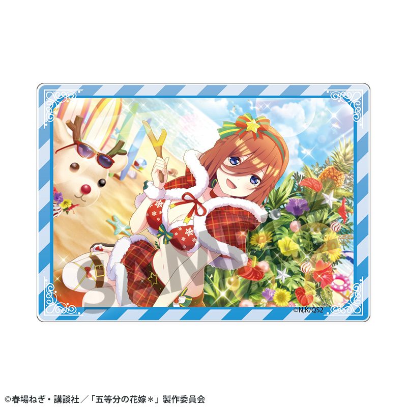 五等分の花嫁* アクリルカード Vol.1 中野三玖 ("The Quintessential Quintuplets Specials 2" Acrylic Card Vol. 1 Nakano Miku)