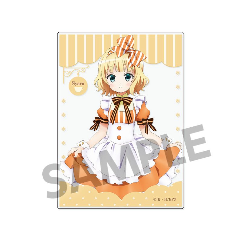ご注文はうさぎですか? BLOOM 描き下ろしアクリルカード シャロ ("Is the order a rabbit? BLOOM" Original Illustration Acrylic Card Syaro)