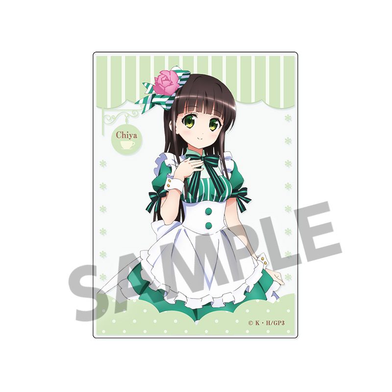 ご注文はうさぎですか? BLOOM 描き下ろしアクリルカード 千夜 ("Is the order a rabbit? BLOOM" Original Illustration Acrylic Card Chiya)