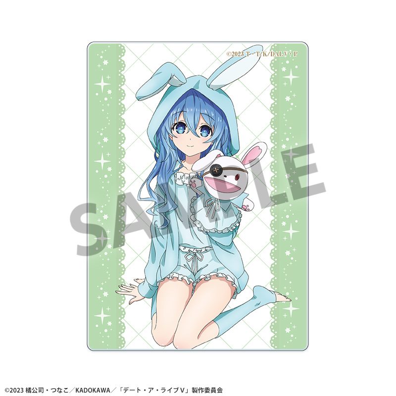デート・ア・ライブV 描き下ろしアクリルカード 四糸乃 ナイトウェアVer. ("Date A Live V" Original Illustration Acrylic Card Yoshino Nightwear Ver.)