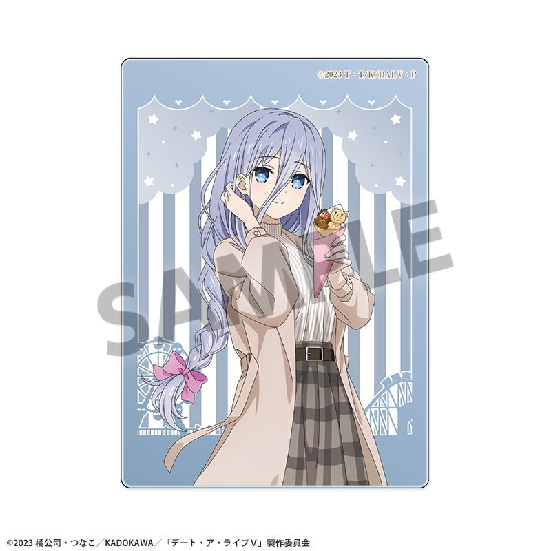 デート・ア・ライブV 描き下ろしアクリルカード 崇宮澪 遊園地デートVer. ("Date A Live V" Original Illustration Acrylic Card Takamiya Mio Amusement Park Date Ver.)