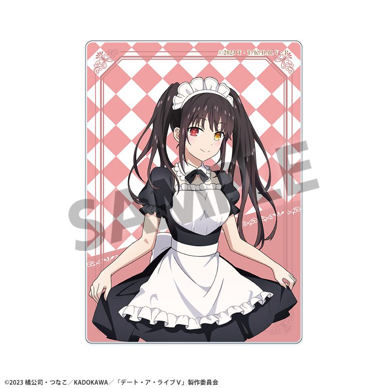 デート・ア・ライブV 描き下ろしアクリルカード 時崎狂三 メイドVer. ("Date A Live V" Original Illustration Acrylic Card Tokisaki Kurumi Maid Ver.)