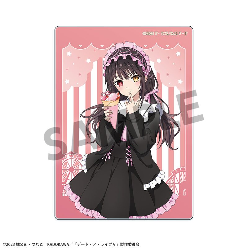 デート・ア・ライブV 描き下ろしアクリルカード 時崎狂三 遊園地デートVer. ("Date A Live V" Original Illustration Acrylic Card Tokisaki Kurumi Amusement Park Date Ver.)