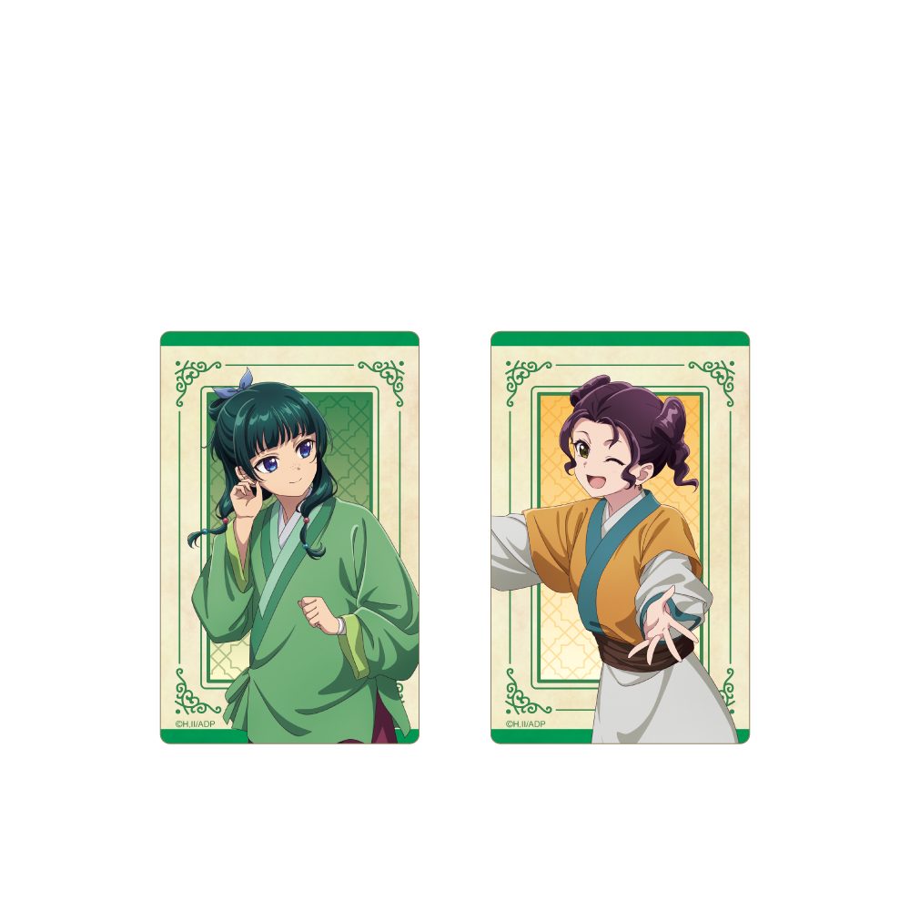 薬屋のひとりごと クリアカードセット 猫猫・子翠(後宮Ver.) ("The Apothecary Diaries" Clear Card Set Maomao & Shisui (Rear Palace Ver.))