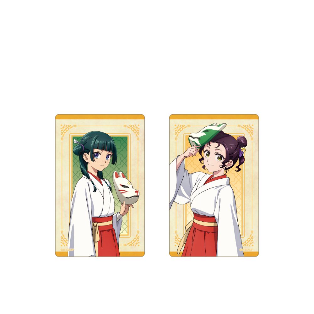 薬屋のひとりごと クリアカードセット 猫猫・子翠(狐の里Ver.) ("The Apothecary Diaries" Clear Card Set Maomao & Shisui (Fox Village Ver.))