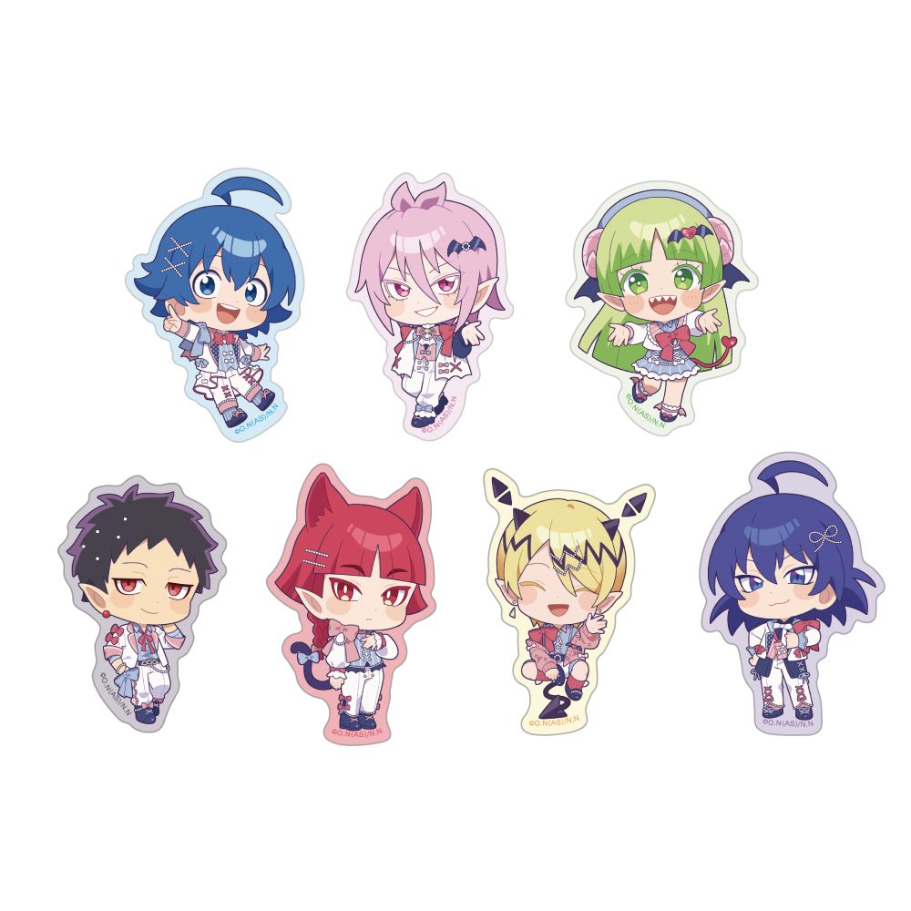 魔入りました!入間くん ステッカーセット リボンコーデ ("Welcome to Demon School! Iruma-kun" Sticker Set Ribbon Outfit)