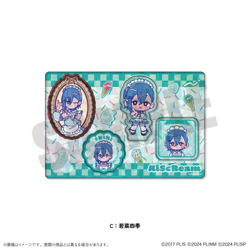 AiScReam にゅーとろ ホログラムステッカーシート C 若菜四季 (AiScReam Newtoro Hologram Sticker Sheet C Wakana Shiki)