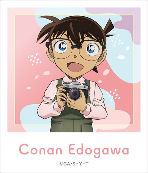 名探偵コナン ステッカー 江戸川コナン、お花見 ("Detective Conan" Sticker Edogawa Conan, Ohanami)