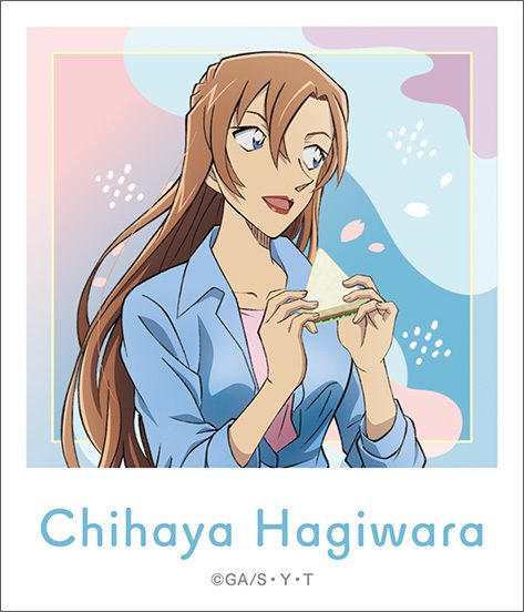 名探偵コナン ステッカー 萩原千速、お花見 ("Detective Conan" Sticker Hagiwara Chihaya, Ohanami)