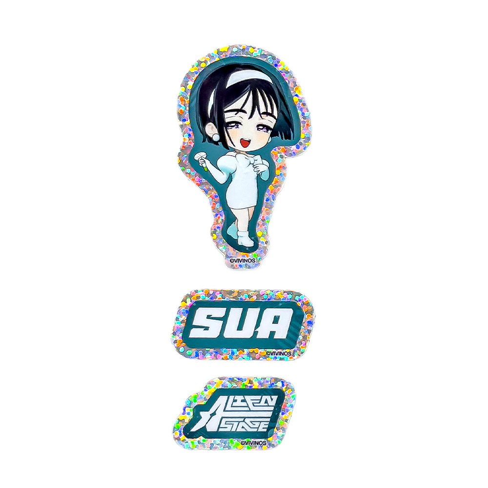 ALIEN STAGE ALIEN STAGE ねんどろいどぷらす ホログラムステッカーセット スア ("ALIEN STAGE" ALIEN STAGE Nendoroid Plus Holographic Sticker Set Sua)