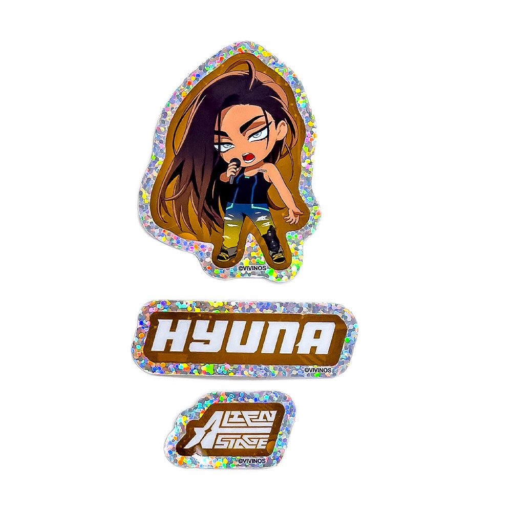 ALIEN STAGE ALIEN STAGE ねんどろいどぷらす ホログラムステッカーセット ヒョナ ("ALIEN STAGE" ALIEN STAGE Nendoroid Plus Holographic Sticker Set Hyuna)