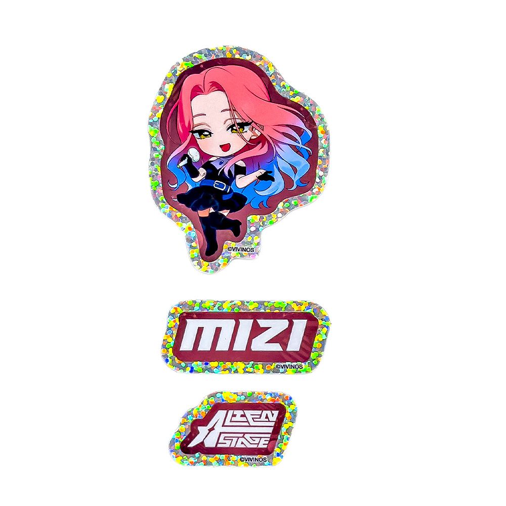ALIEN STAGE ALIEN STAGE ねんどろいどぷらす ホログラムステッカーセット ミジ ("ALIEN STAGE" ALIEN STAGE Nendoroid Plus Holographic Sticker Set Mizi)