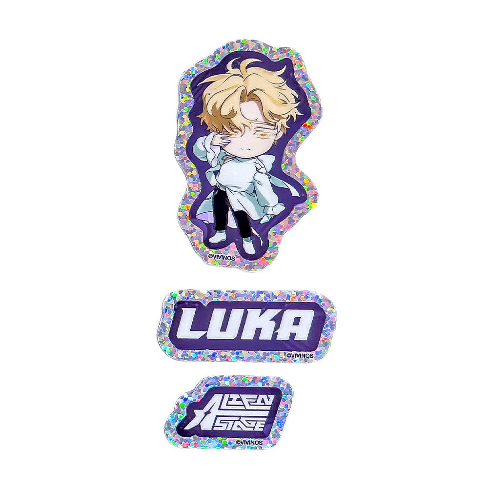 ALIEN STAGE ALIEN STAGE ねんどろいどぷらす ホログラムステッカーセット ルカ ("ALIEN STAGE" ALIEN STAGE Nendoroid Plus Holographic Sticker Set Luka)