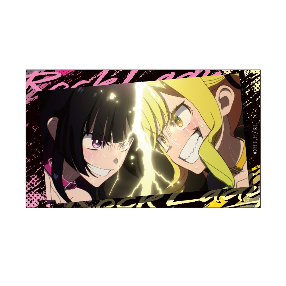 ロックは淑女の嗜みでして ステッカーD ("Rock Is a Lady's Modesty" Sticker D)