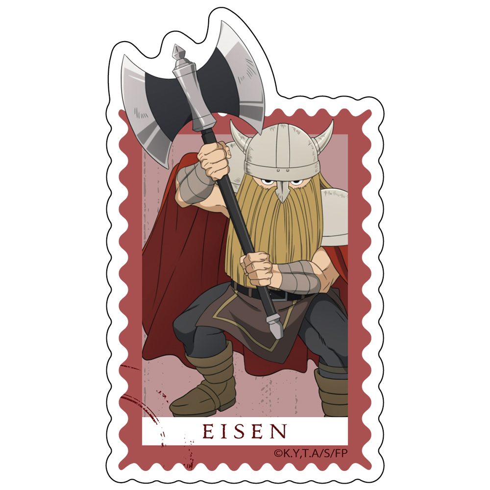 葬送のフリーレン ダイカットステッカー アイゼン ("Frieren: Beyond Journey's End" Die-cut Sicker Eisen)