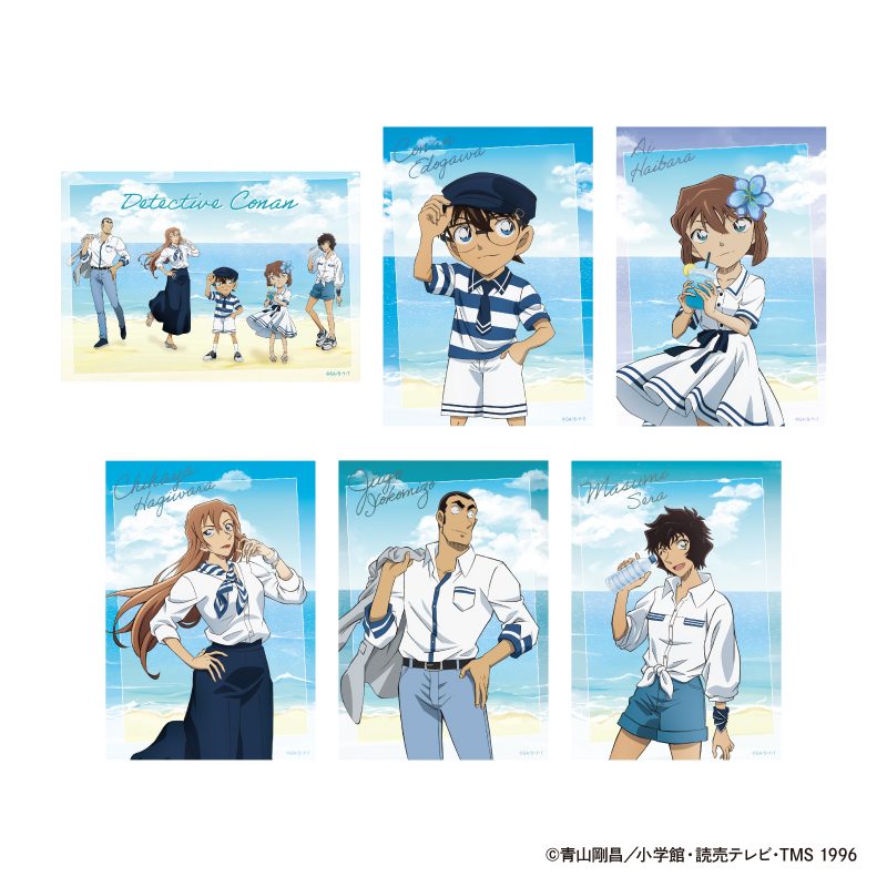 名探偵コナン クリアフォトカードセット Seaside ("Detective Conan" Clear Photo Card Set Seaside)