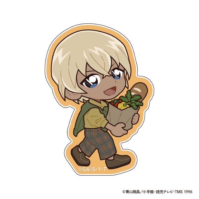 名探偵コナン アクリルステッカー weekend holidayデフォルメ 安室透 ("Detective Conan" Acrylic Sticker Weekend Holiday Deformed Amuro Toru)