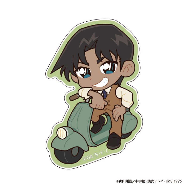 名探偵コナン アクリルステッカー weekend holidayデフォルメ 服部平次 ("Detective Conan" Acrylic Sticker Weekend Holiday Deformed Hattori Heiji)