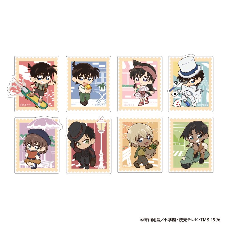 名探偵コナン フレークシール weekend holidayデフォルメ ("Detective Conan" Flake Sticker Weekend Holiday Deformed)