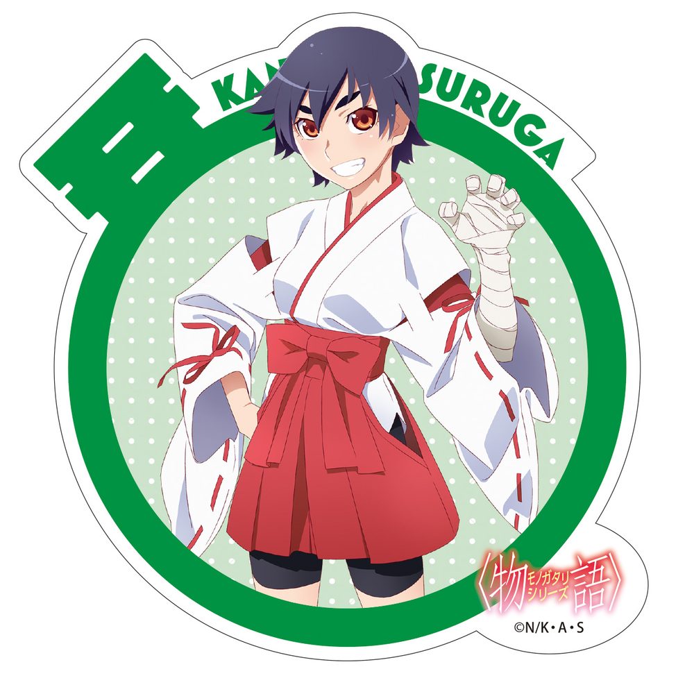 物語シリーズ ステッカー 神原駿河 ("Monogatari" Series Sticker Kanbaru Suruga)