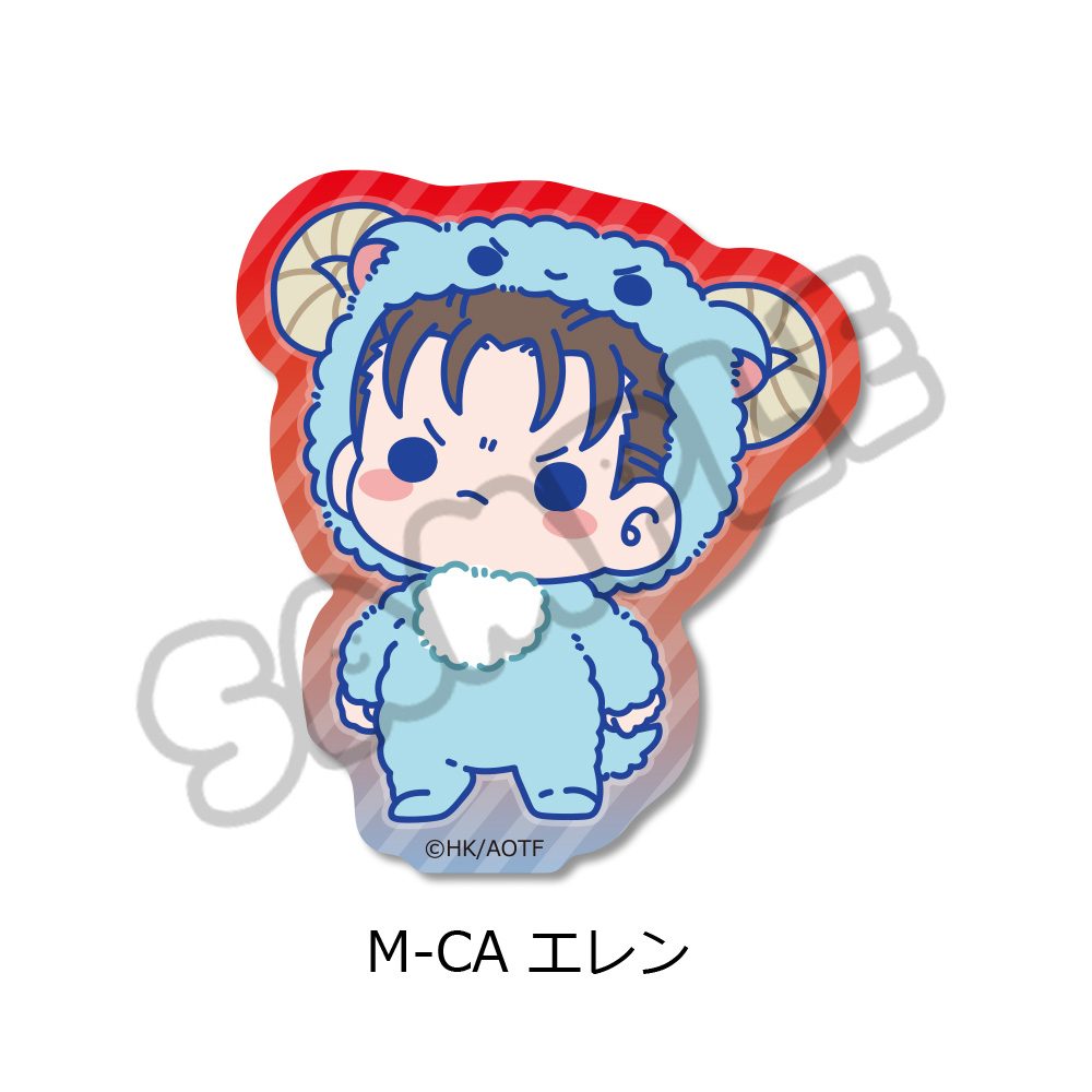 進撃の巨人 The Final Season 第16弾 クリアカードステッカー M-CA エレン ("Attack on Titan The Final Season" Vol. 16 Clear Card Sticker M-CA Eren)