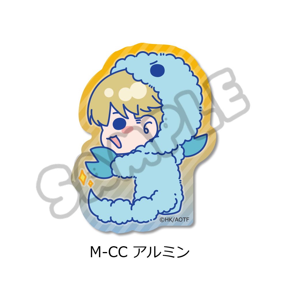 進撃の巨人 The Final Season 第16弾 クリアカードステッカー M-CC アルミン ("Attack on Titan The Final Season" Vol. 16 Clear Card Sticker M-CC Armin)